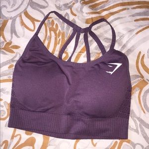 GYMSHARK Seamless Collection Purple Sports Bra